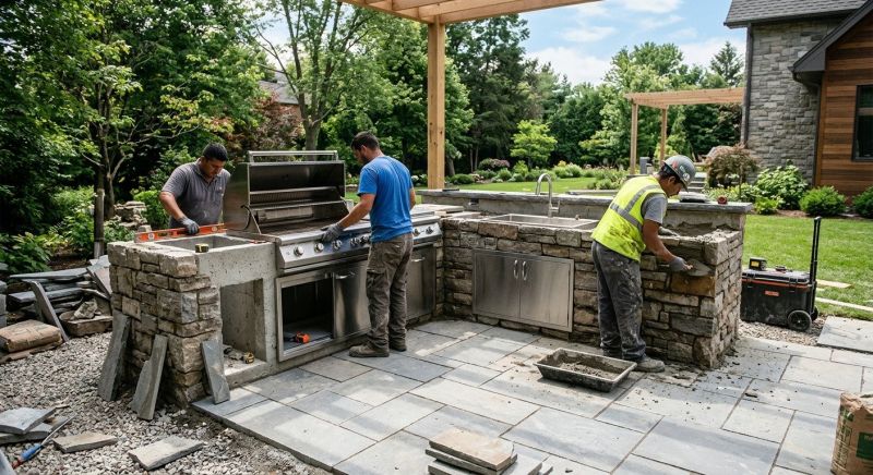 Outdoor Kitchen Remodeling in Roswell, GA