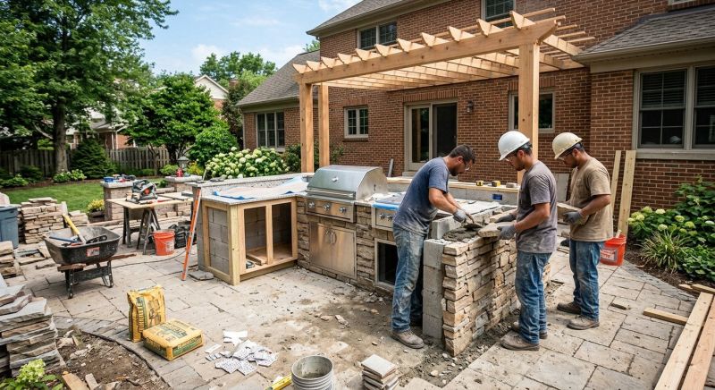 Outdoor Kitchen Renovation in Naples, FL
