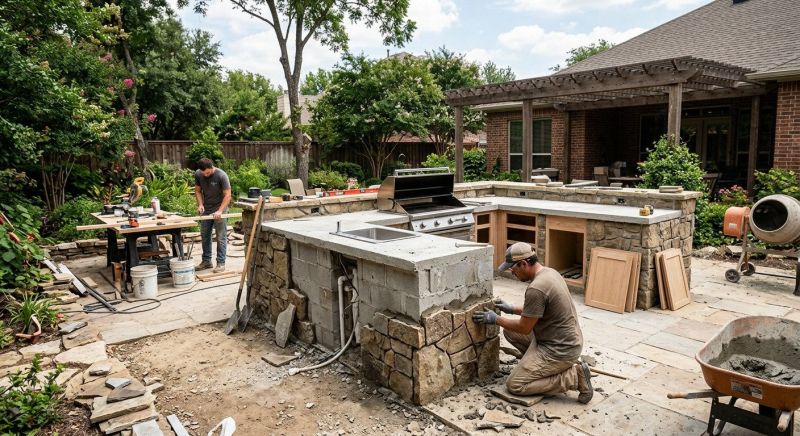 Outdoor Kitchen Construction in Sonoma County, CA
