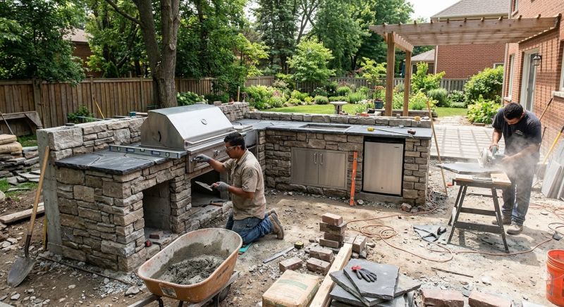 Outdoor Kitchen Installation in Monterey, CA