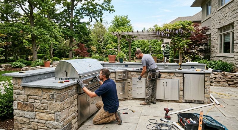 Outdoor Kitchen Installation in Las Vegas, NV