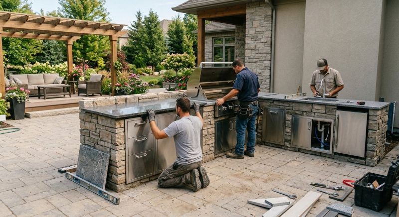 Outdoor Kitchen Installation in Las Vegas, NV