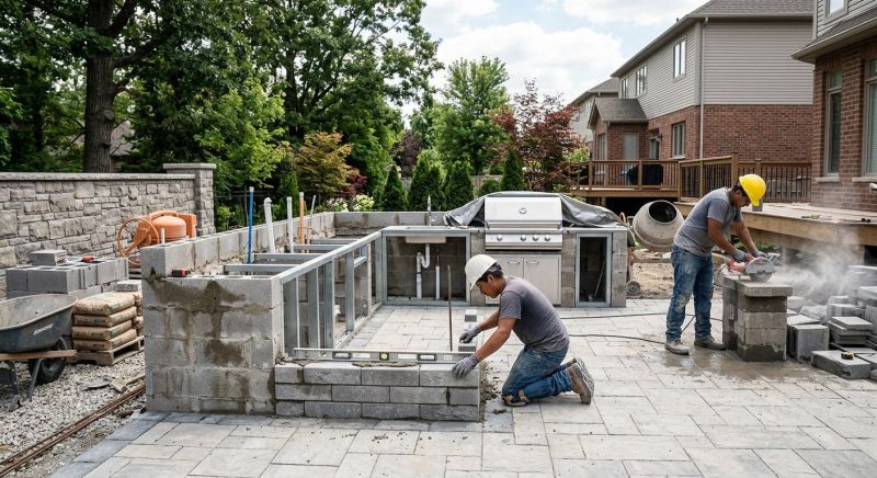 Outdoor Kitchen Installation in Mount Pleasant, SC