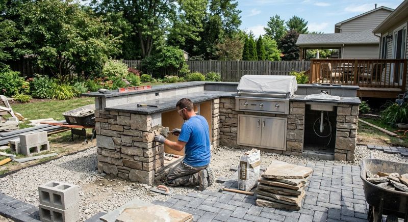 Outdoor Kitchen Renovation in South Houston, TX